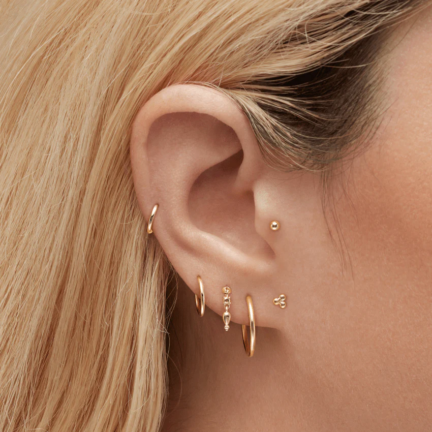 Single Tassel Threaded Charm Earring - Image 6