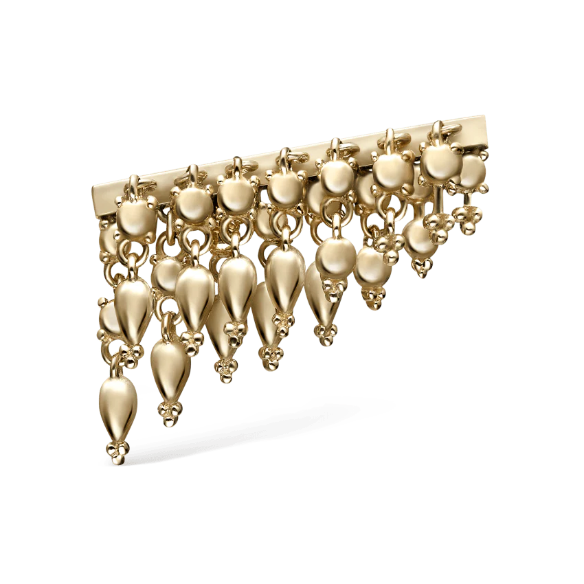 Tassel Bar Threaded Stud Earring - Image 28