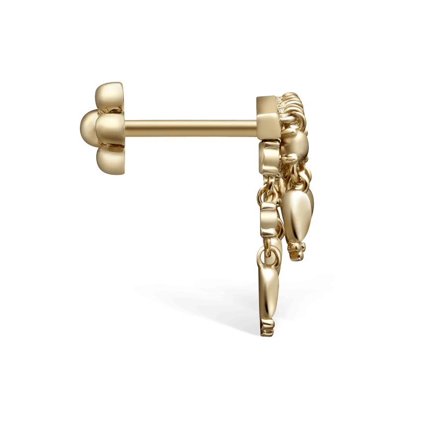 Tassel Bar Threaded Stud Earring - Image 29