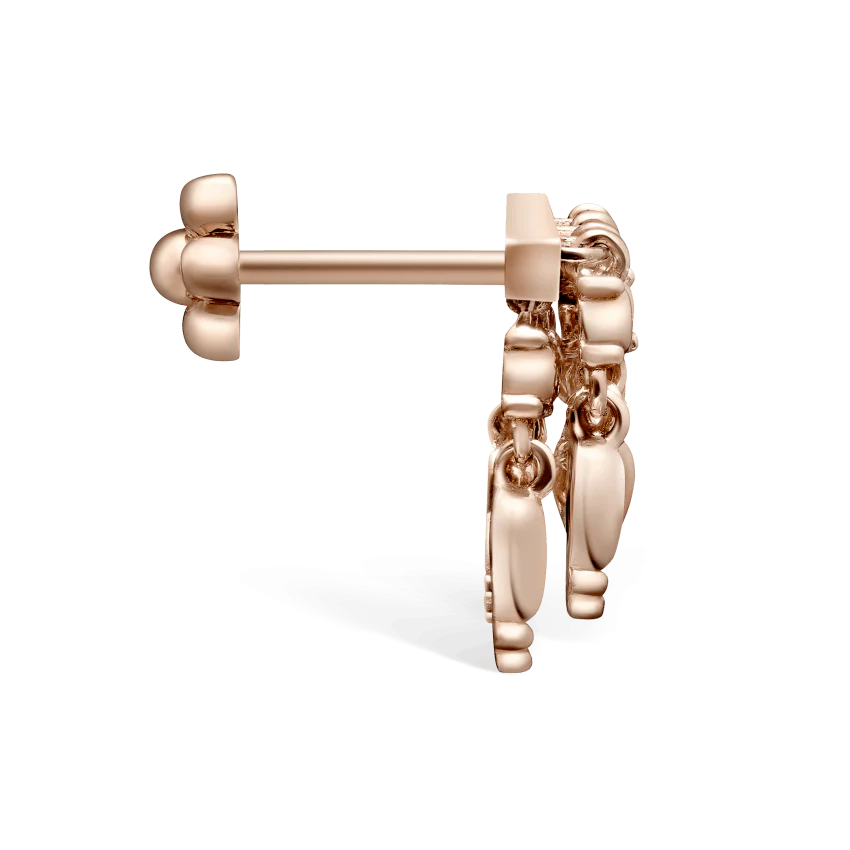 Tassel Bar Threaded Stud Earring - Image 37