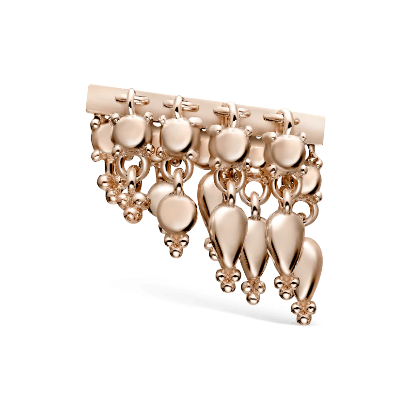 Tassel Bar Threaded Stud Earring - Image 40