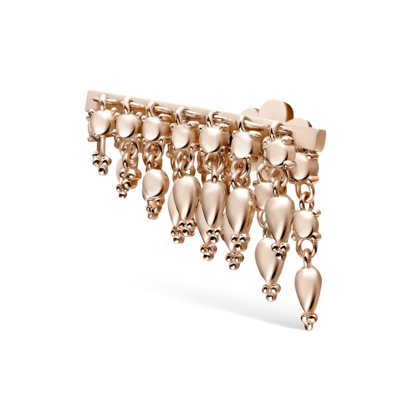 Tassel Bar Threaded Stud Earring - Image 46