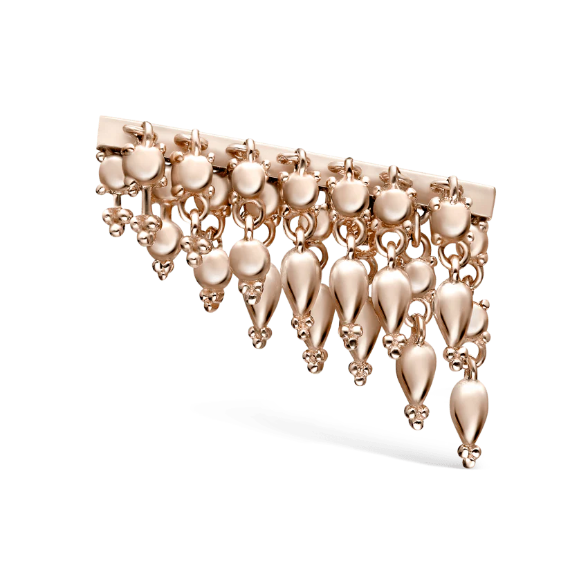 Tassel Bar Threaded Stud Earring - Image 48