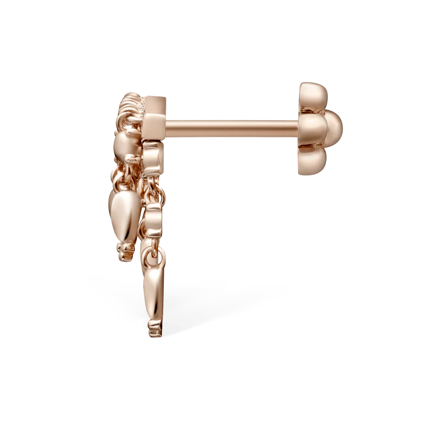 Tassel Bar Threaded Stud Earring - Image 49