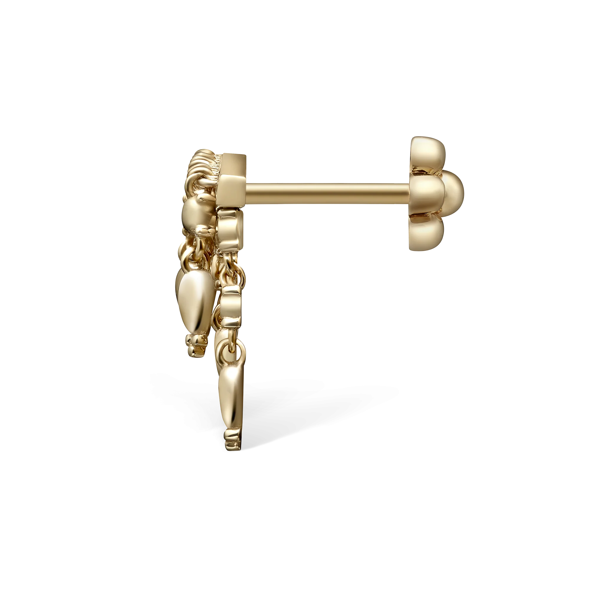Tassel Bar Threaded Stud Earring - Image 55