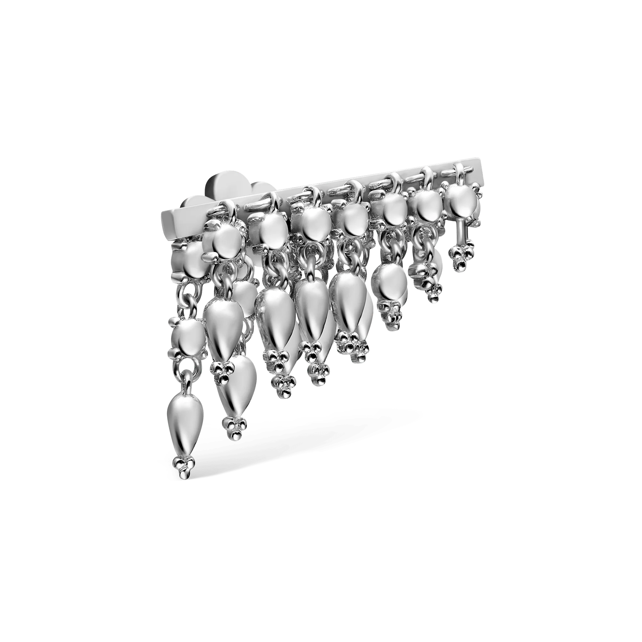 Tassel Bar Threaded Stud Earring - Image 60