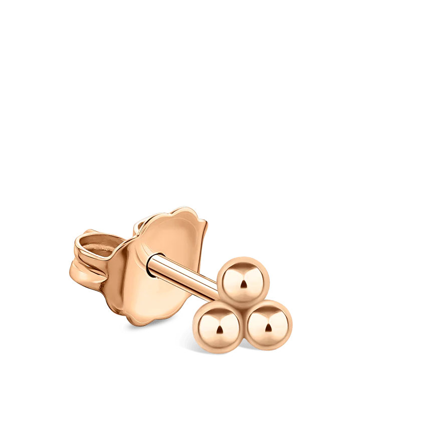 Three Ball Trinity Stud Earring - Image 20