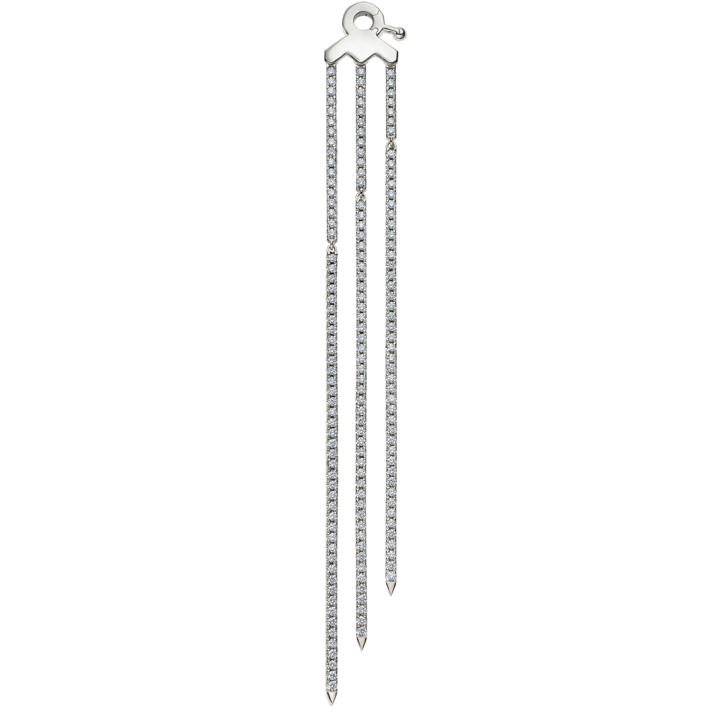 Triple Diamond Eternity Bar Conch Charm - Image 2
