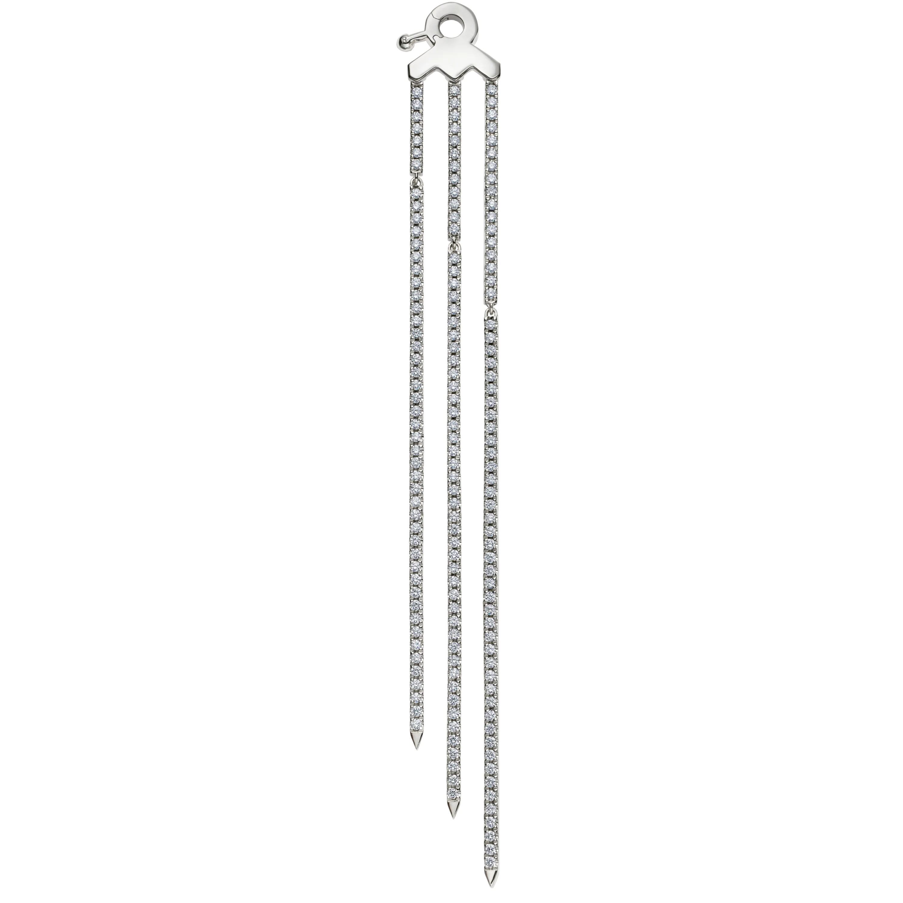 Triple Diamond Eternity Bar Conch Charm - Image 4