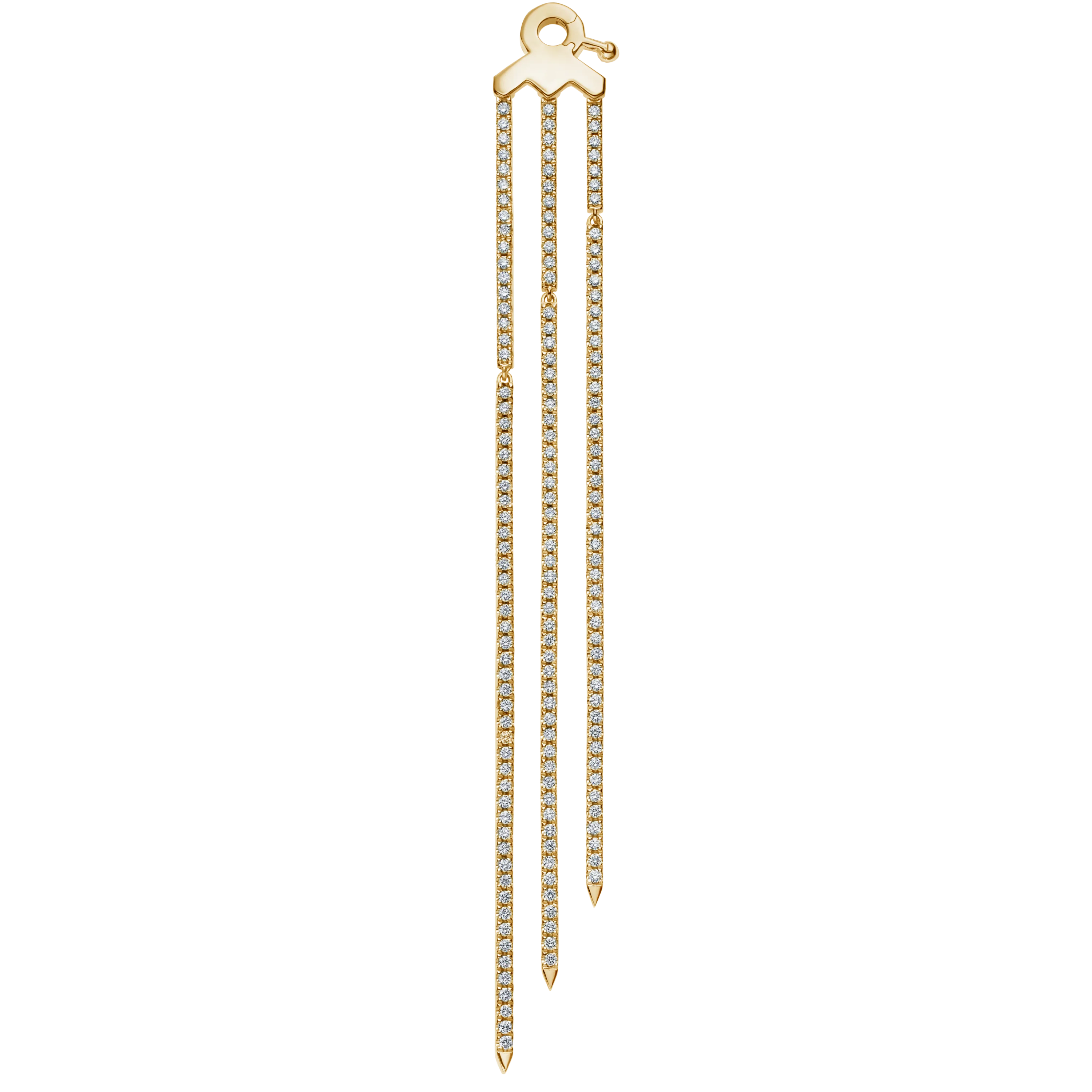 Triple Diamond Eternity Bar Conch Charm - Image 8