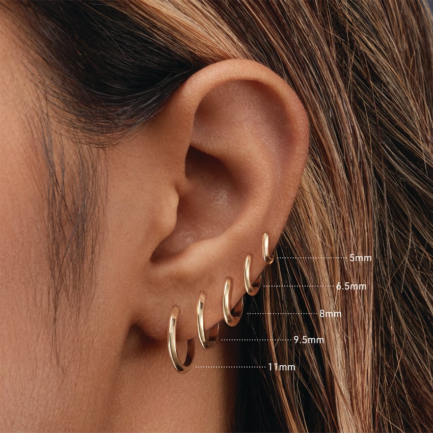 Vertex Hoop Earring - Image 9